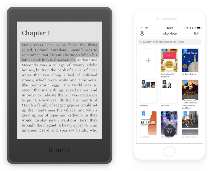 instantly recognize the text in the book into editable text by